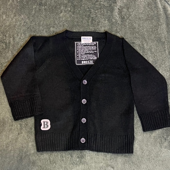 12m-18m Dress shirt Set of 3 +Black Cardigan - Picture 5 of 6